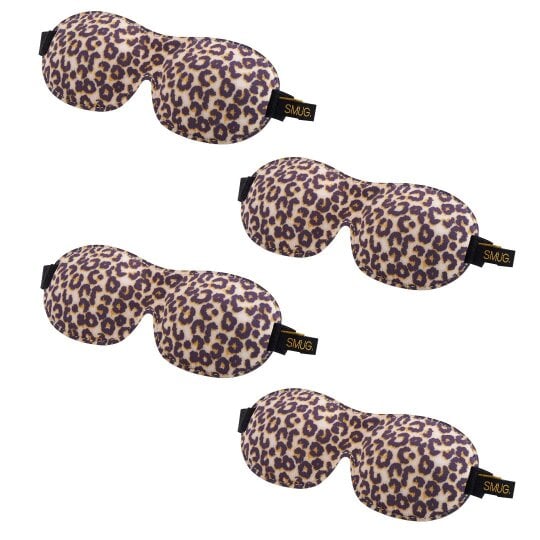 Contoured Sleep Mask Multipack Sets - Various Designs - Leopard