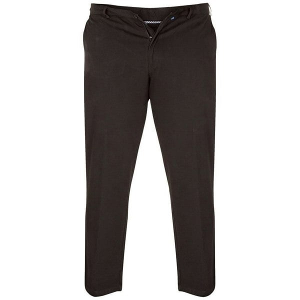 Duke Mens D555 Bruno Kingsize Chinos - Black