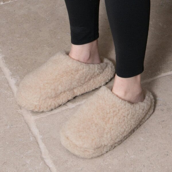 Merino Wool Slippers - Soft Breathable Wool House Slippers