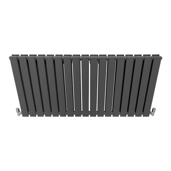 Designer Flat Panel Radiator - Anthracite Grey (600mm x 1190mm)