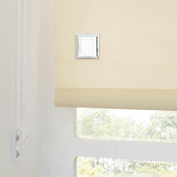 A.Unique Home Trimmable Square Eyelet Roller Blind - 2FT - NATURAL - 60cm(W)x170cm(L)