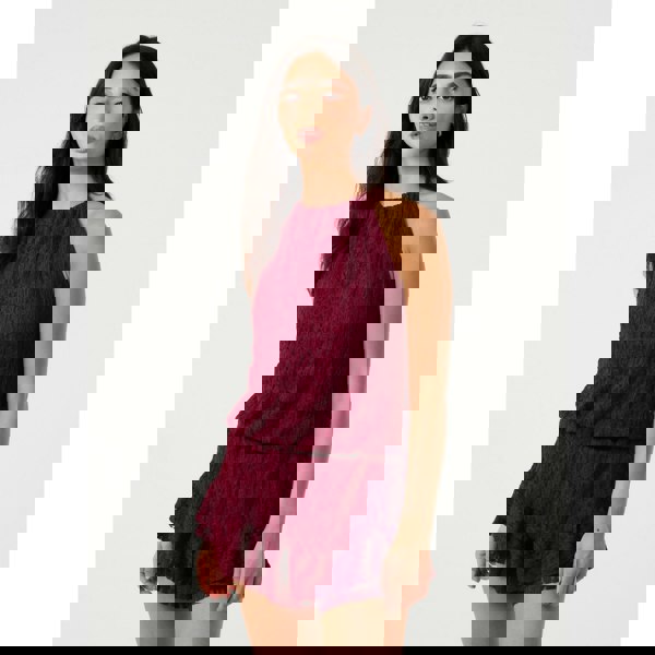 Pink Vanilla Lace Halterneck Top