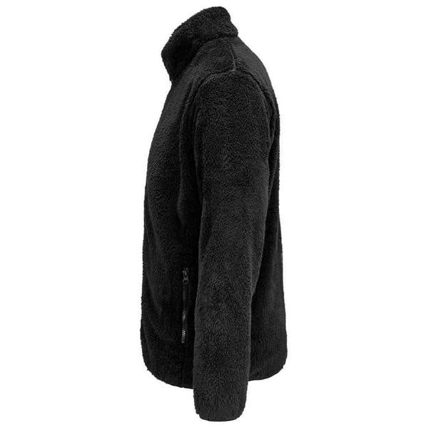 SOLS Unisex Adult Finch Fluffy Jacket - Black