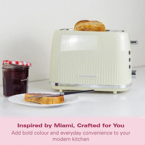 Hamilton Beach Miami 2 Slice Toaster Sand