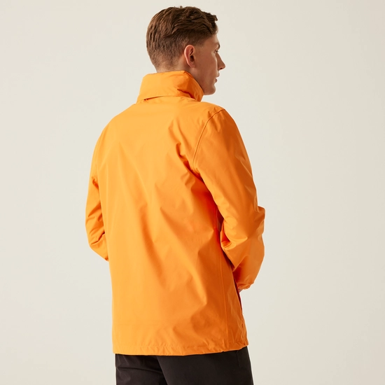 Regatta Mens Standout Ardmore Jacket (Waterproof & Windproof) - Sun Orange/Seal Grey