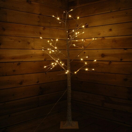 Samuel Alexander 1.8m Twinkling Birch Tree with Warm White LEDs