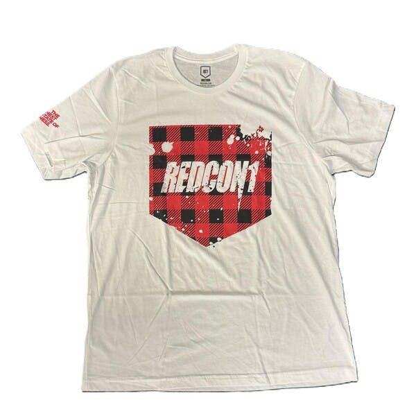 Redcon1 Red Plaid Shield T-Shirt - Small