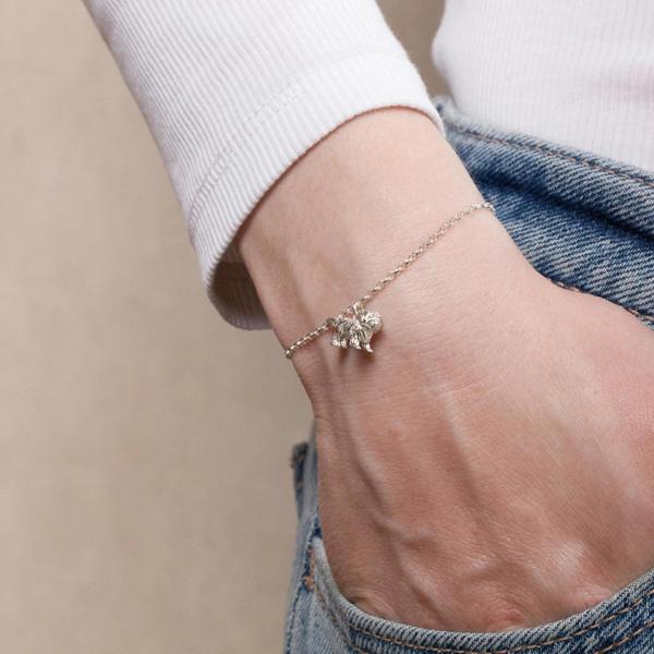 Mylee London Shih Tzu Chain Bracelet - Personalised - Sterling Silver