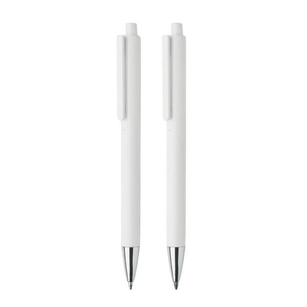 MidOcean Orwell Recycled Aluminium Pen Set (Pack of 2) - White