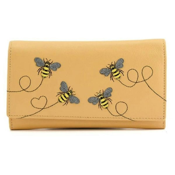 Mala Leather Suri Bumble Bee Matinee Leather RFID Purse