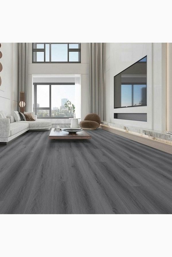 Living and Home 36Pcs Rustic Lifelike Wood Grain Self-adhesive PVC Flooring