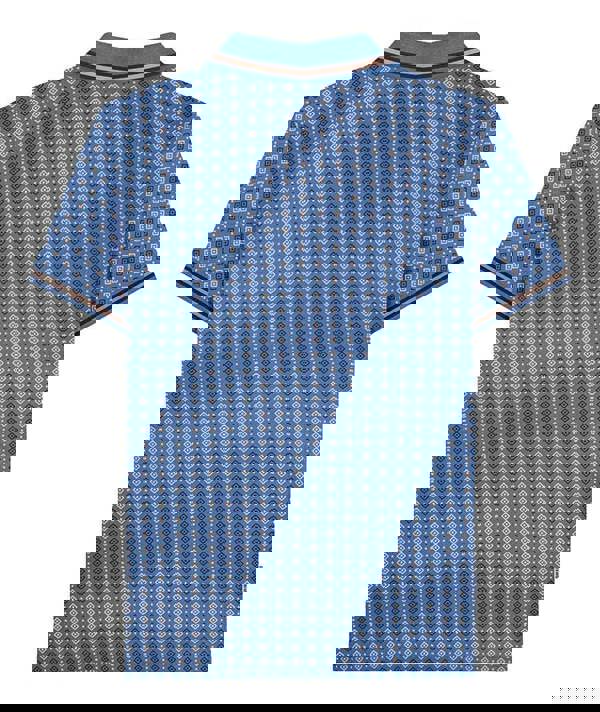 Lambretta All Over Geometric Mens Smart Classic Retro Polo Shirt