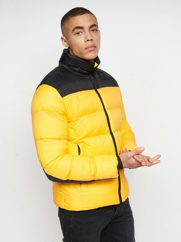 Duck and Cover Synflax Puffer Jacket Yellow