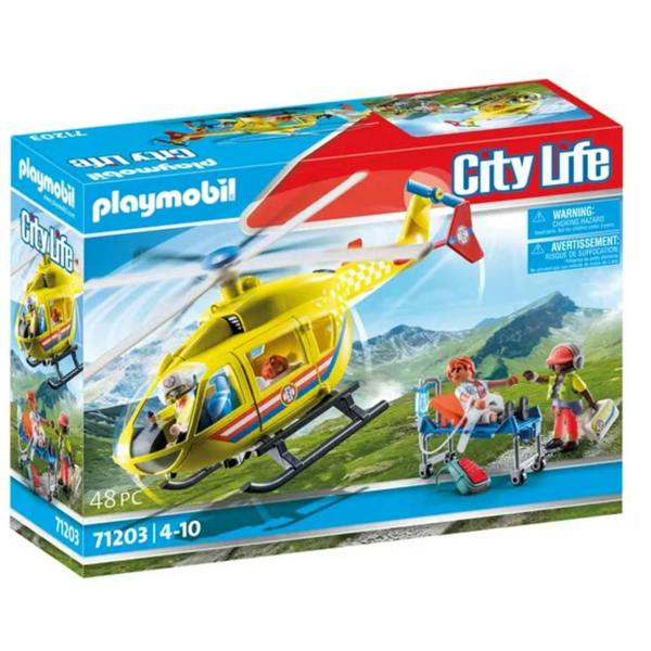 Playmobil Medical Helicopter - 71203 Playset