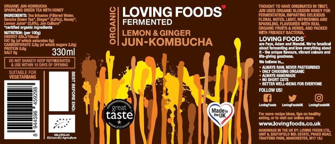 Loving Foods Organic Jun-Kombucha Mixed Case