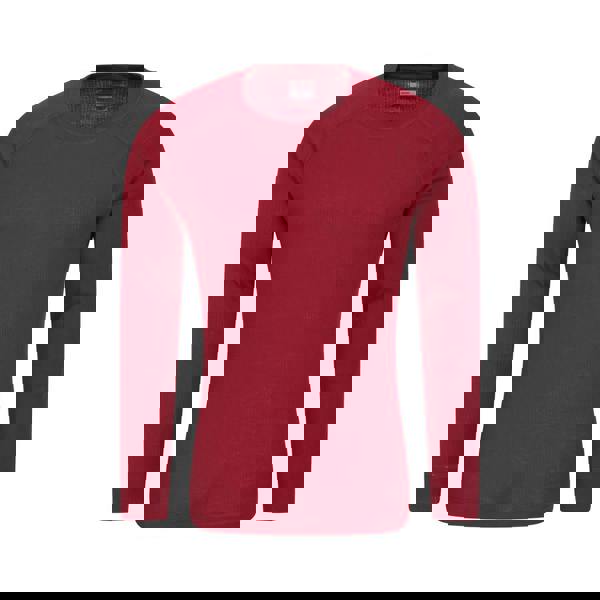 Mountain Warehouse Mens Talus Round Neck Long-Sleeved Thermal Top - Red