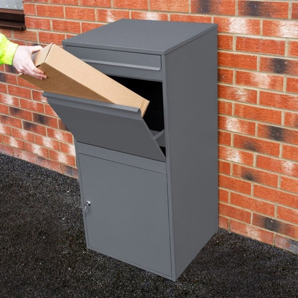 Monstershop Anti-Theft Parcel Post Box XL - Grey