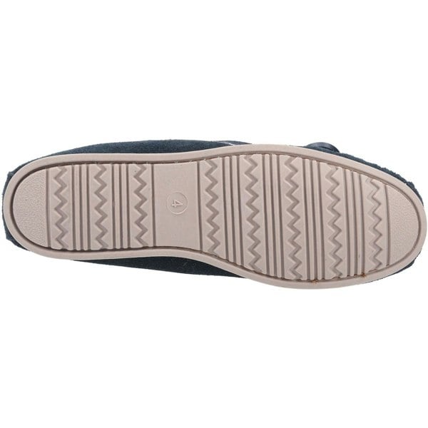 Cotswold Kilkenny Moccasin Women's Slippers in Navy