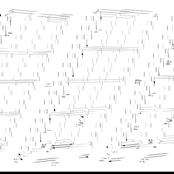 Furniture To Go Bohol Large Display Cabinet inc. 4x LED Lights in Riviera Oak/Grey Oak