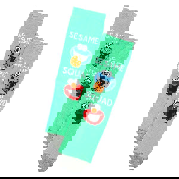 Sesame Street Ladies Cotton Novelty Socks - Sesame Street Pattern Fun & Comfortable Socks