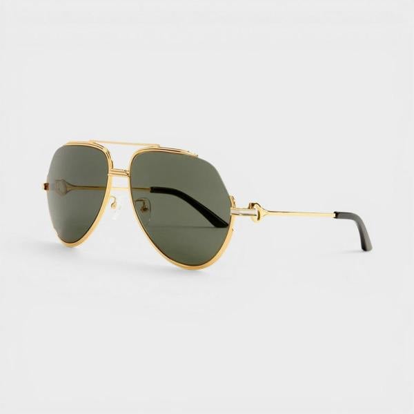Casablanca Stainless Steel Aviator Gold Silver Black Grey