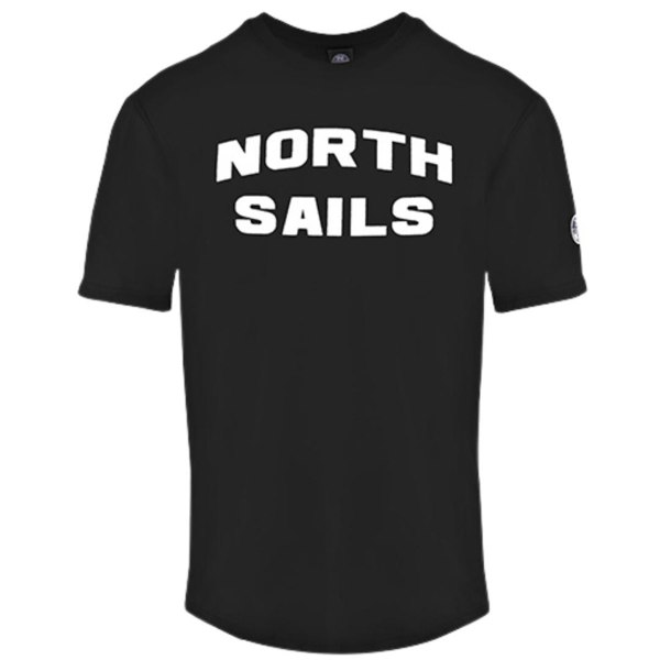 North Sails Block Brand Logo T-Shirt - Black