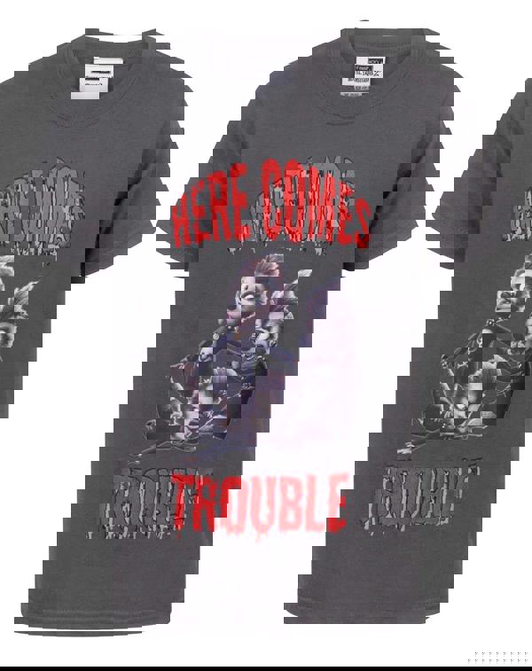 Hotel Transylvania Boys Grey Here Comes Trouble Short Sleeved T-Shirt