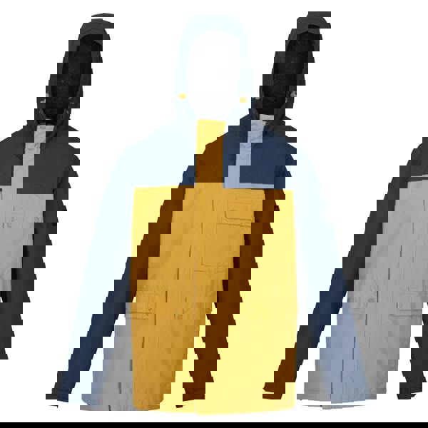 Regatta Mens Baymoor Waterproof Jacket - Dark Denim/Gold Straw