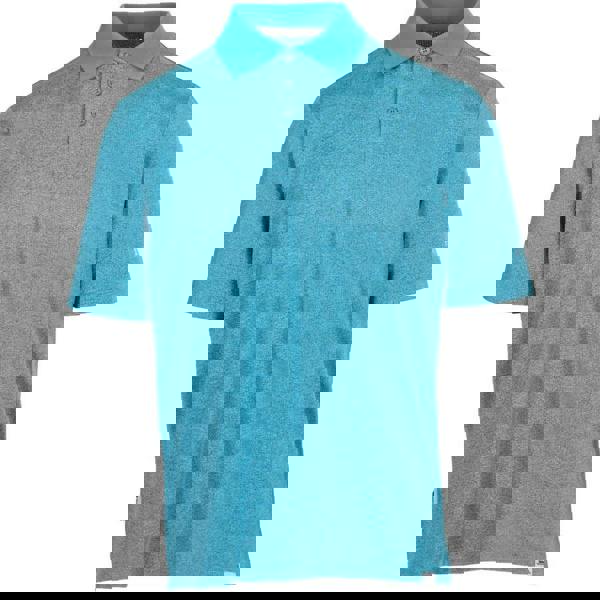 Trespass Mens Gedding Polo Shirt - Pond Blue Marl - 