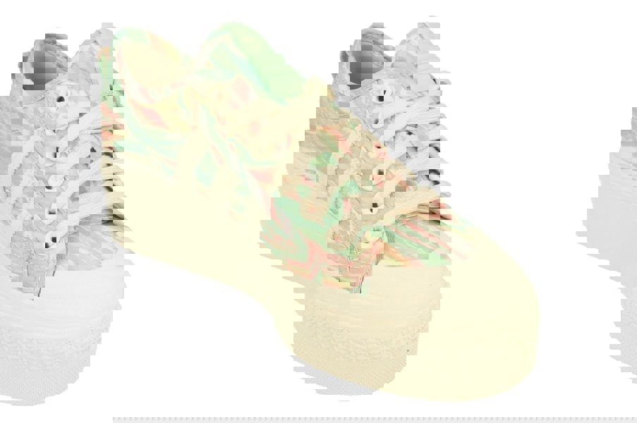 Adidas Originals Nizza Platform Womens Trainers Sneakers GW0166 - White White Green Gw0166 - Photo 3