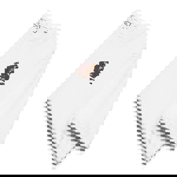 ANCHOR & CREW The DJ Monkey Organic Cotton Embroidered T-Shirt