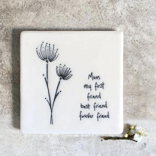 Porcelain Coaster – “I Wish I’d Found You Sooner” Valentine's Day Coaster