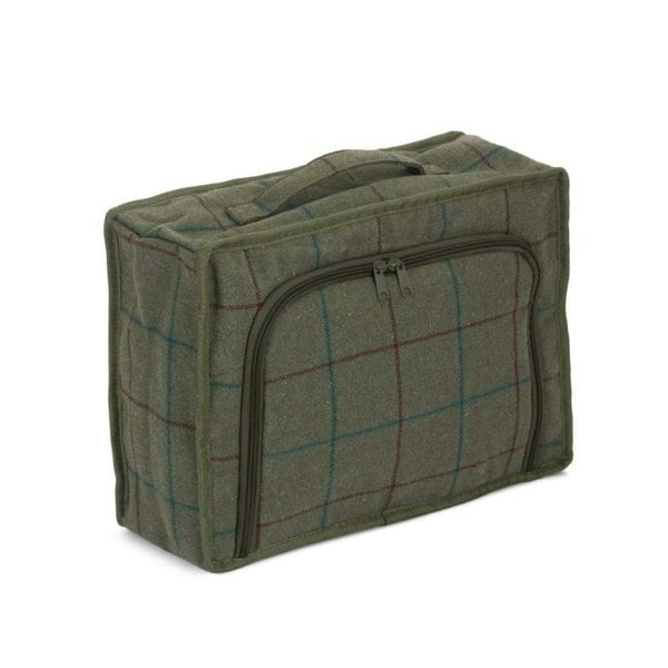 Green Tweed Cooler Picnic Bag