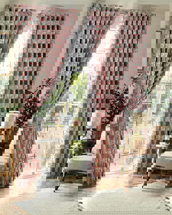 Luxury Living Victoria Room Darkening Ring Top Curtains