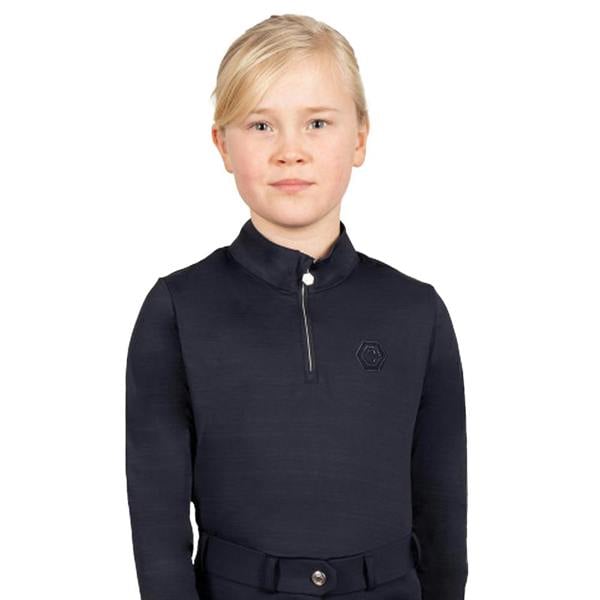 Coldstream Childrens/Kids Next Generation Hamilton Sparkle Base Layer Top - Navy - 