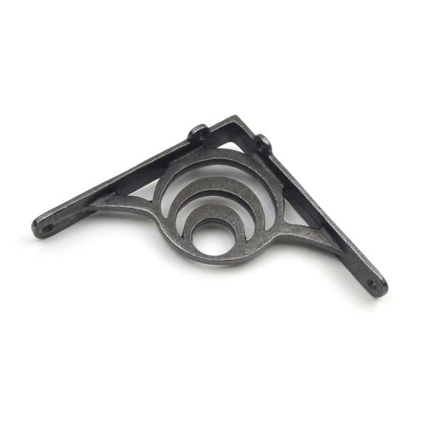 A Pair of Antique Cast Iron Lunar Shelf Brackets - 150mm x 150mm