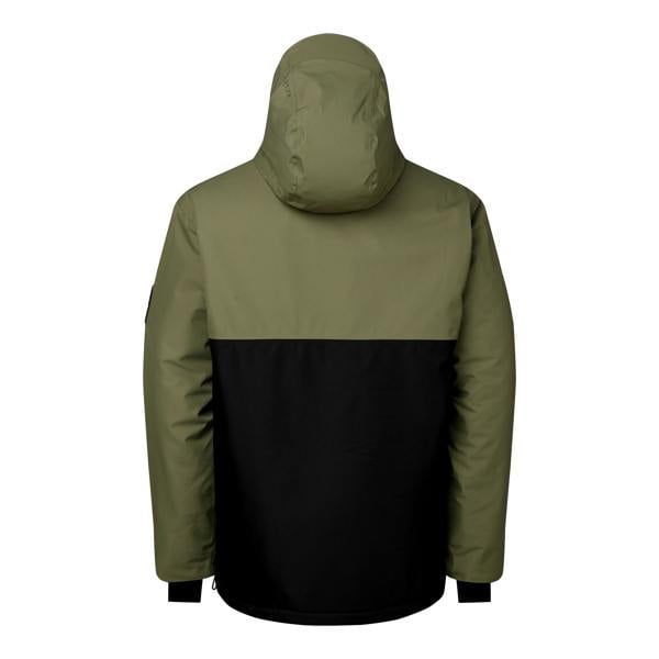 Dare 2B Mens Freeride III Overhead Ski Jacket - Black/Martini Olive - 