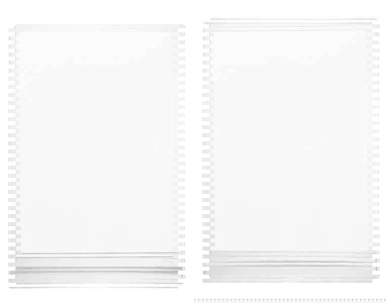 Durable Water Resistant UV Anti-Reflective Adhesive Pockets | 5 Pack | A4 Clear