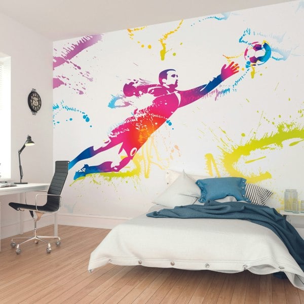 Origin Murals Football Goalkeeper Wall Mural - Multi