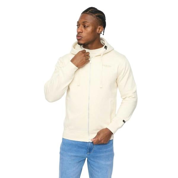 Crosshatch Mens Allmoor Full Zip Hoodie - Neutral - 
