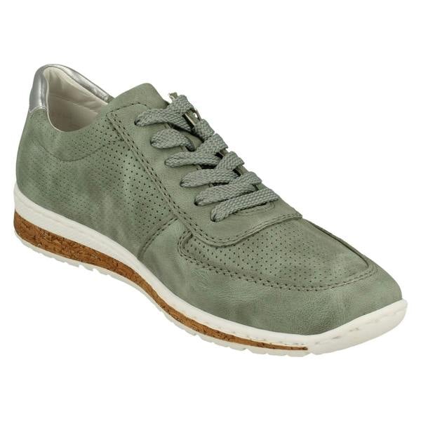 Rieker Ladies Sneakers By Rieker Zip Detailed Trainers N5127