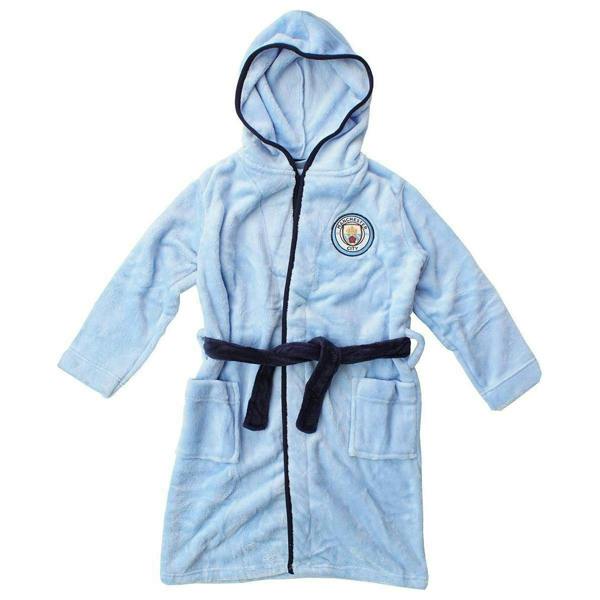 man city kids dressing gown