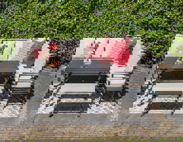 Garden Impressions Sergio - Lounge & Dining Corner Sofa, with Table, Bench and Optional Chair