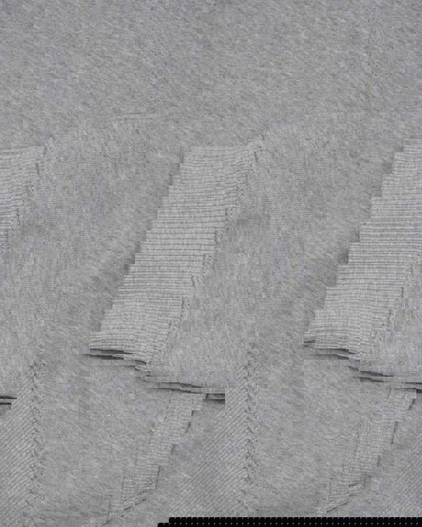 Lambretta Mens Racing Stripe Pull Over Sweatshirt Hooded Hoodie, close-up of the grey fabric and ribbed cuff detail.