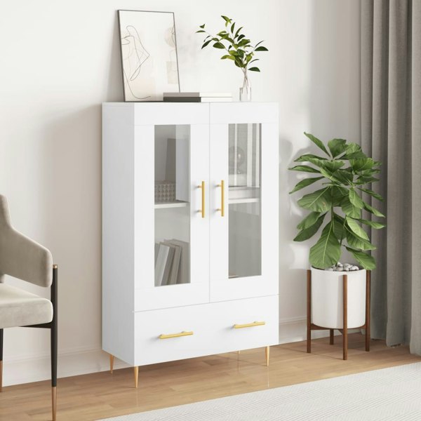 Berkfield Highboard White 69.5x31x115 cm Engineered Wood