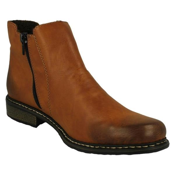 Rieker Ladies Rieker Casual Heeled Ankle Boots Z4994