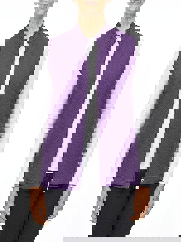 PennyPlain Lightweight Gilet - Mulberry