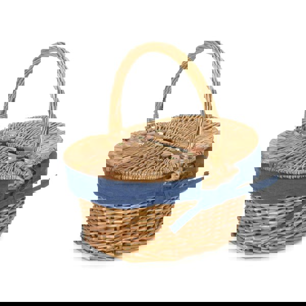 Wicker Picnic Baket with Lining