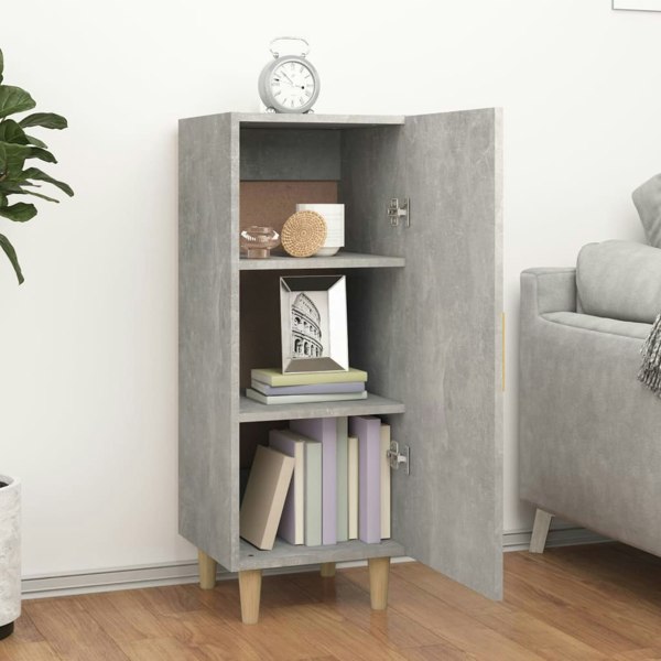 Berkfield Sideboard Concrete Grey 34.5x34x90 cm Engineered Wood