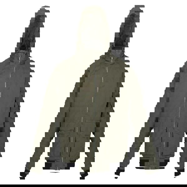 Regatta Mens Faizan Hooded Waterproof Jacket - Dark Khaki